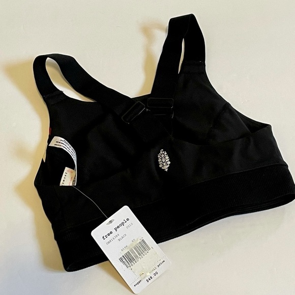 Free People FP Movement NWT Black Bra Size XS - Picture 4 of 5